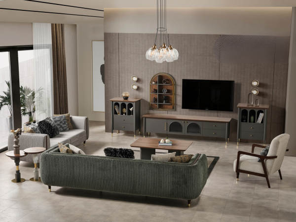 Yaldız TV Ünitesi(Antrasit)