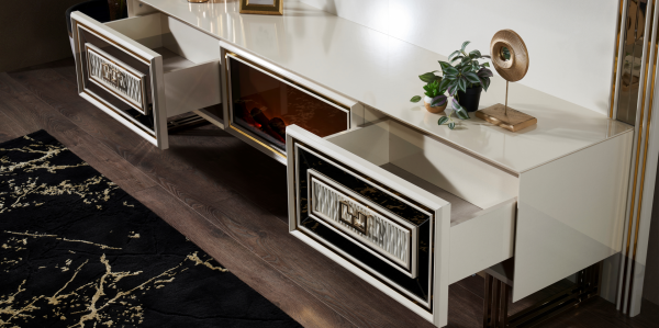 Milena Şömineli TV Ünitesi