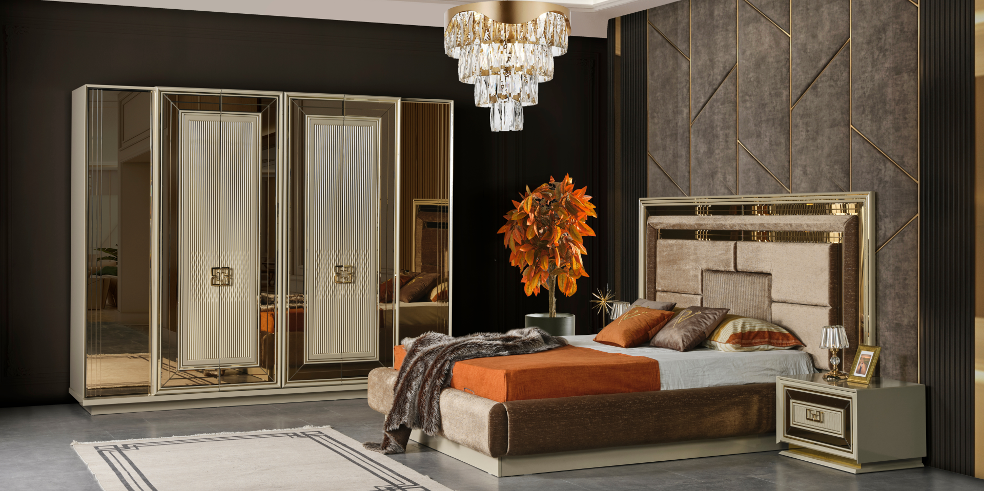 Aspendosa Yatak Odası Takımı