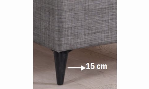 Perla 160*200 cm Çift Kişilik Başlıklı Baza Seti