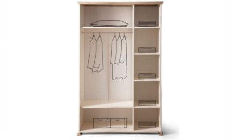 Latte Bebek Odası Takımı (3 Kapılı Dolap * Sedir Yavrulu Karyola*Şifonyer)