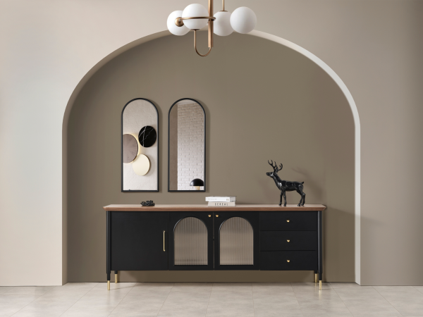 Yaldız Yemek Odası Takımı(Siyah)