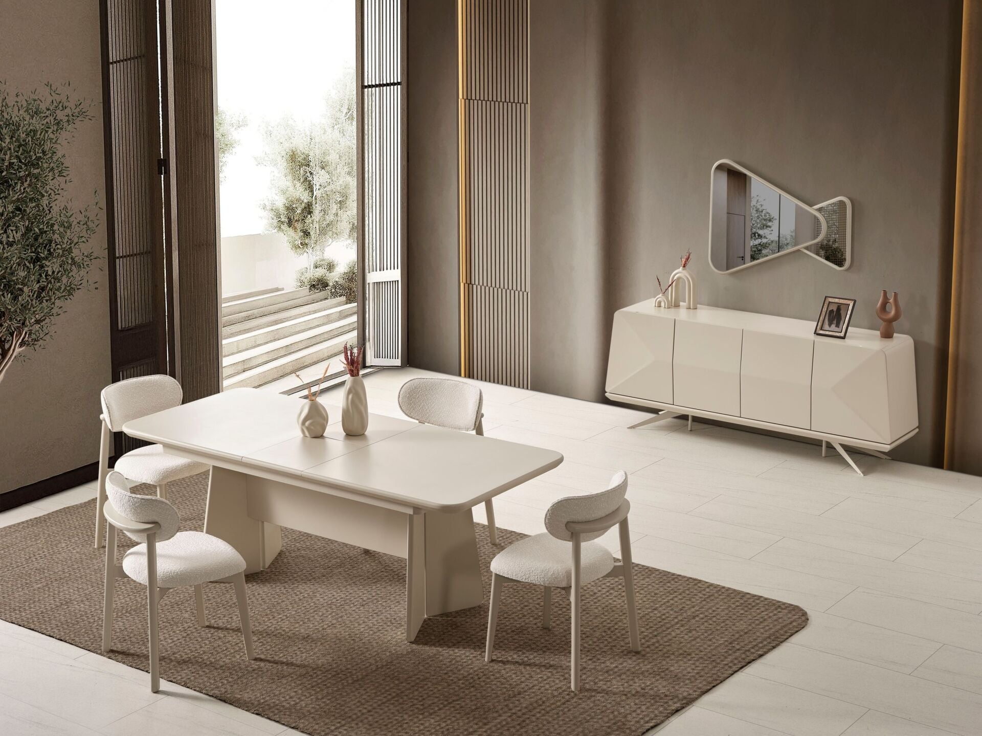 Vokka Yemek Odası ( masa + 6 sandalye )