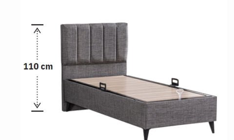 Perla 100*200 cm Tek Kişilik Başlıklı Baza Seti