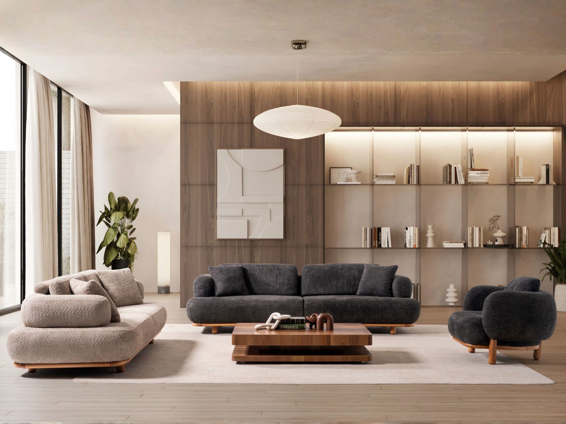 New Bohem Koltuk Takımı(4+3+1)