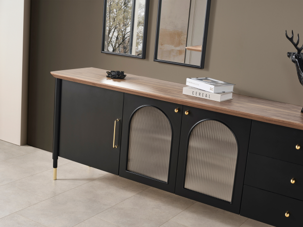 Yaldız Yemek Odası(Konsol-Siyah)