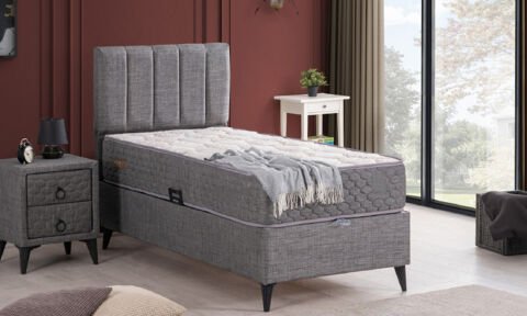 Perla 90*200 cm Tek Kişilik Başlıklı Baza Seti