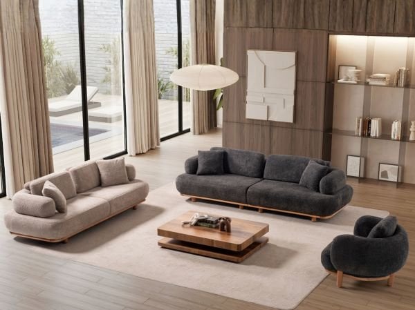 New Bohem Koltuk Takımı ( üçlü )