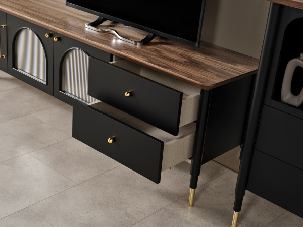 Yaldız TV Ünitesi(Siyah)