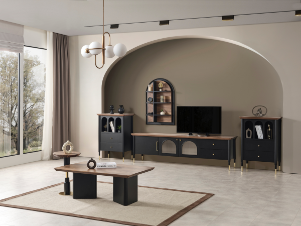 Yaldız TV Ünitesi(Siyah)