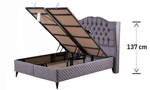 Sultan 150*200 cm Çift Kişilik Başlıklı Baza