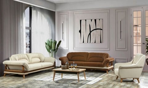 Melisa Modern Koltuk Takımı (3+3+1+1)