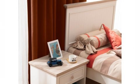 Latte Genç Odası 100*200 cm Başlıklı Karyola