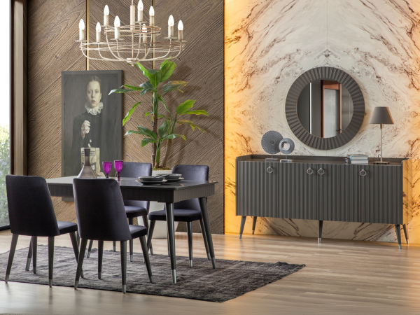 Zin Yemek Odası(Konsol-Antrasit)