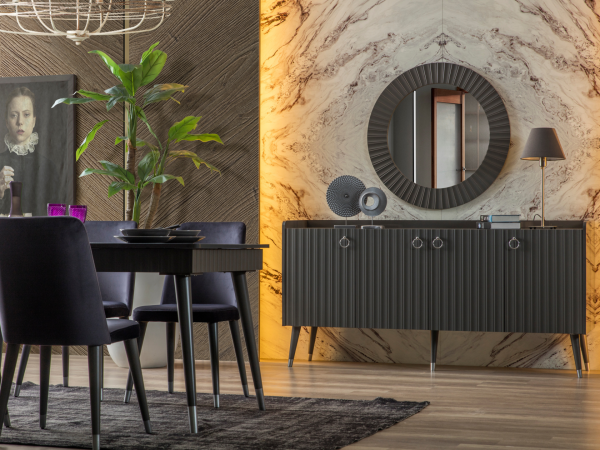 Zin Yemek Odası(Konsol-Antrasit)