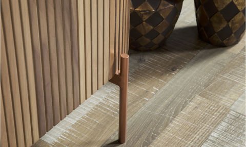 Tesla Ceviz-Bronz Yemek Odası Takımı