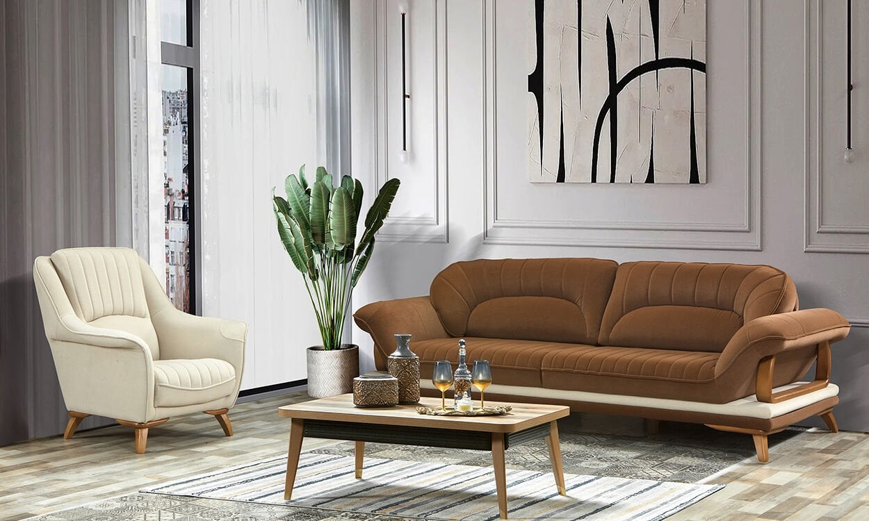 Melisa Modern Koltuk Takımı (3+1)