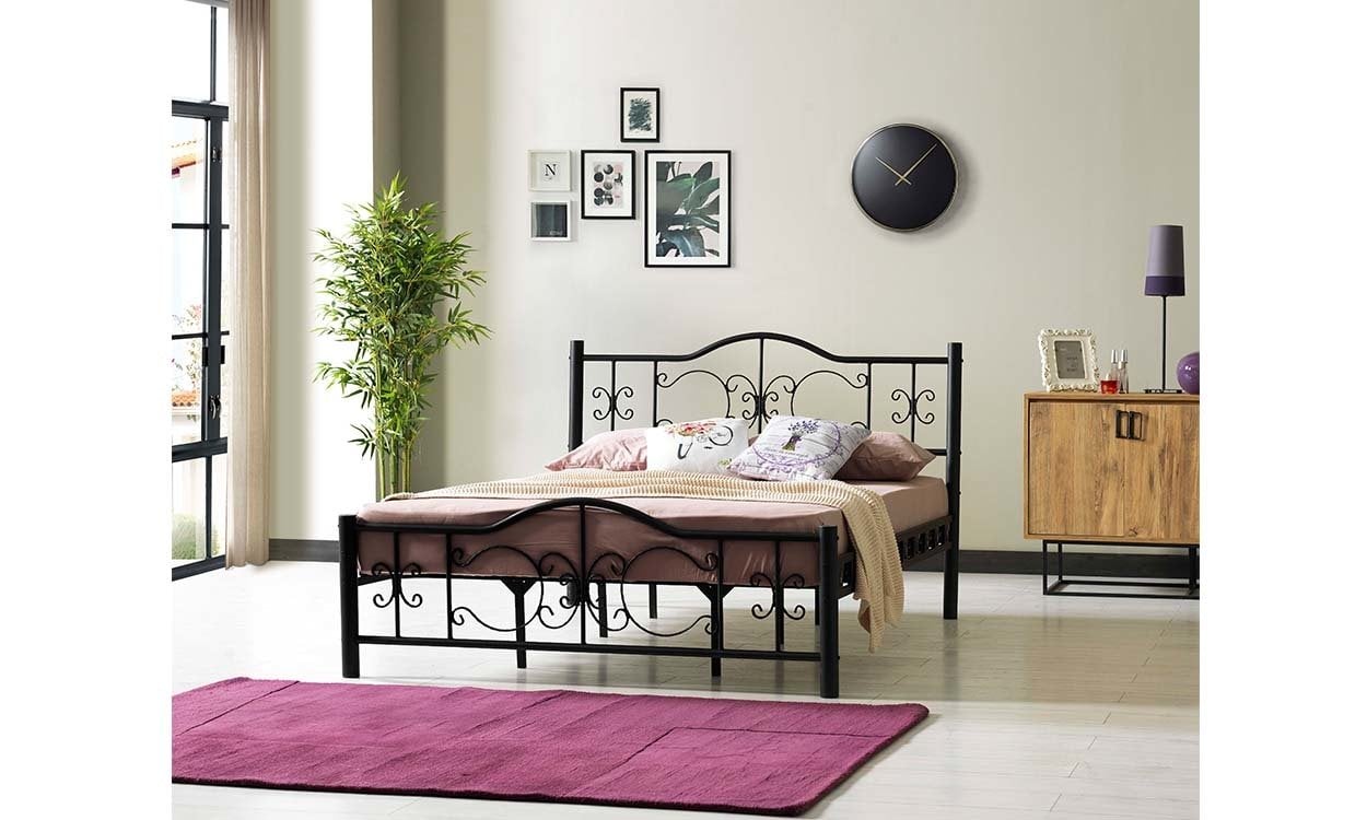 Perra Metal Ferforje Çift Kişilik Karyola 140*190 cm