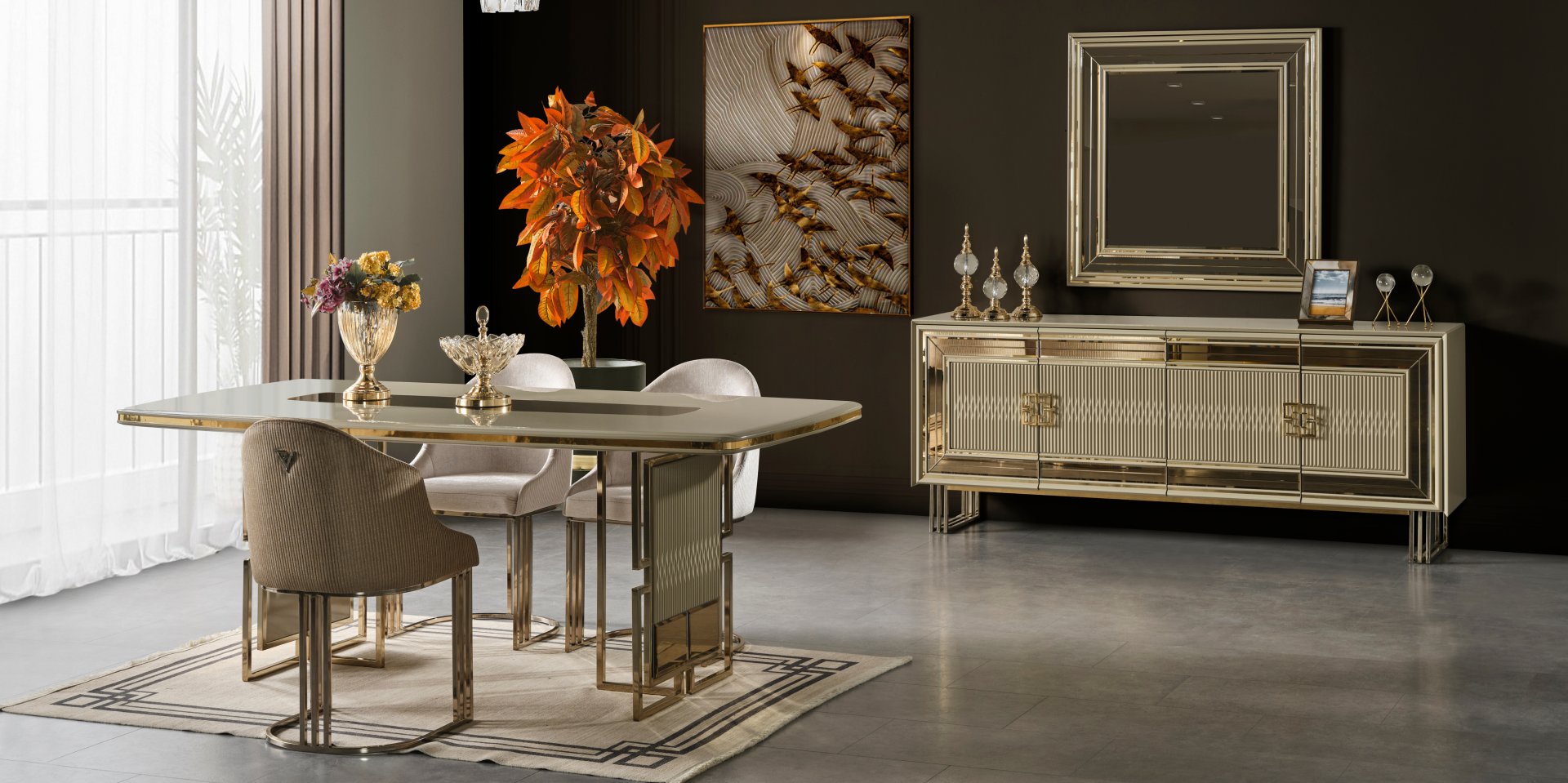 Aspendosa Yemek Odası Takımı