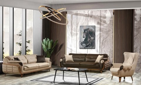Bahar Modern Koltuk Takımı (3+3+1+1)