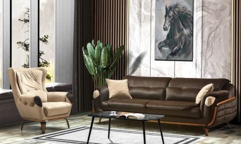 Bahar Modern Koltuk Takımı (3+1)