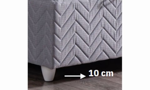 Kristal 100*200cm Tek Kişilik Başlıklı Baza Seti