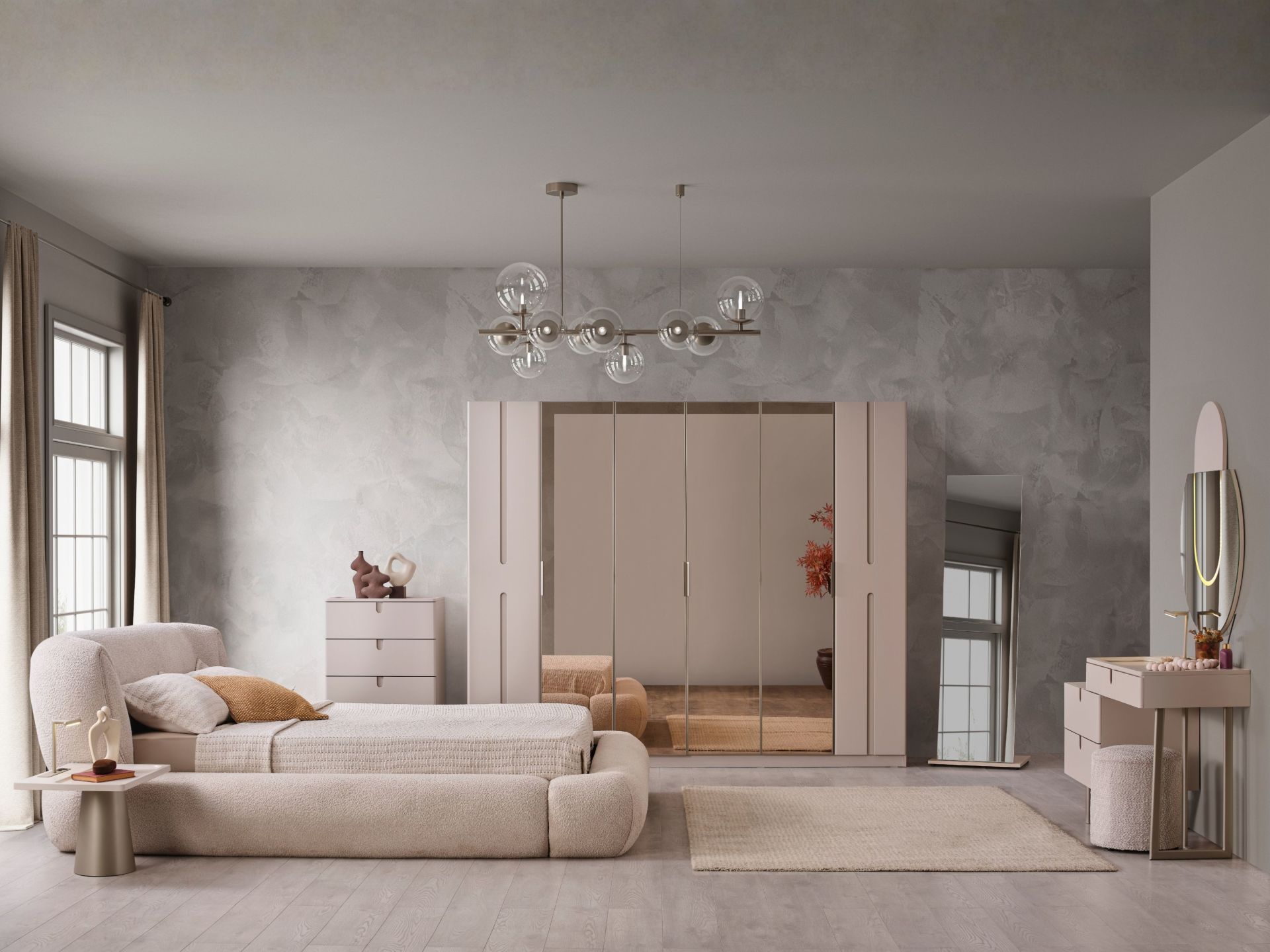 Vegase YAtak Odası ( boy aynası )