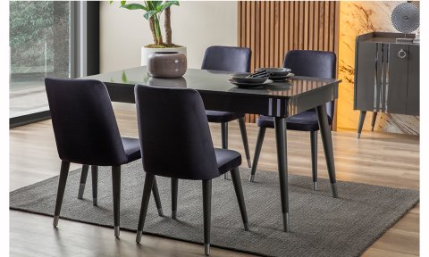 Lotus Antrasit Yemek Masası