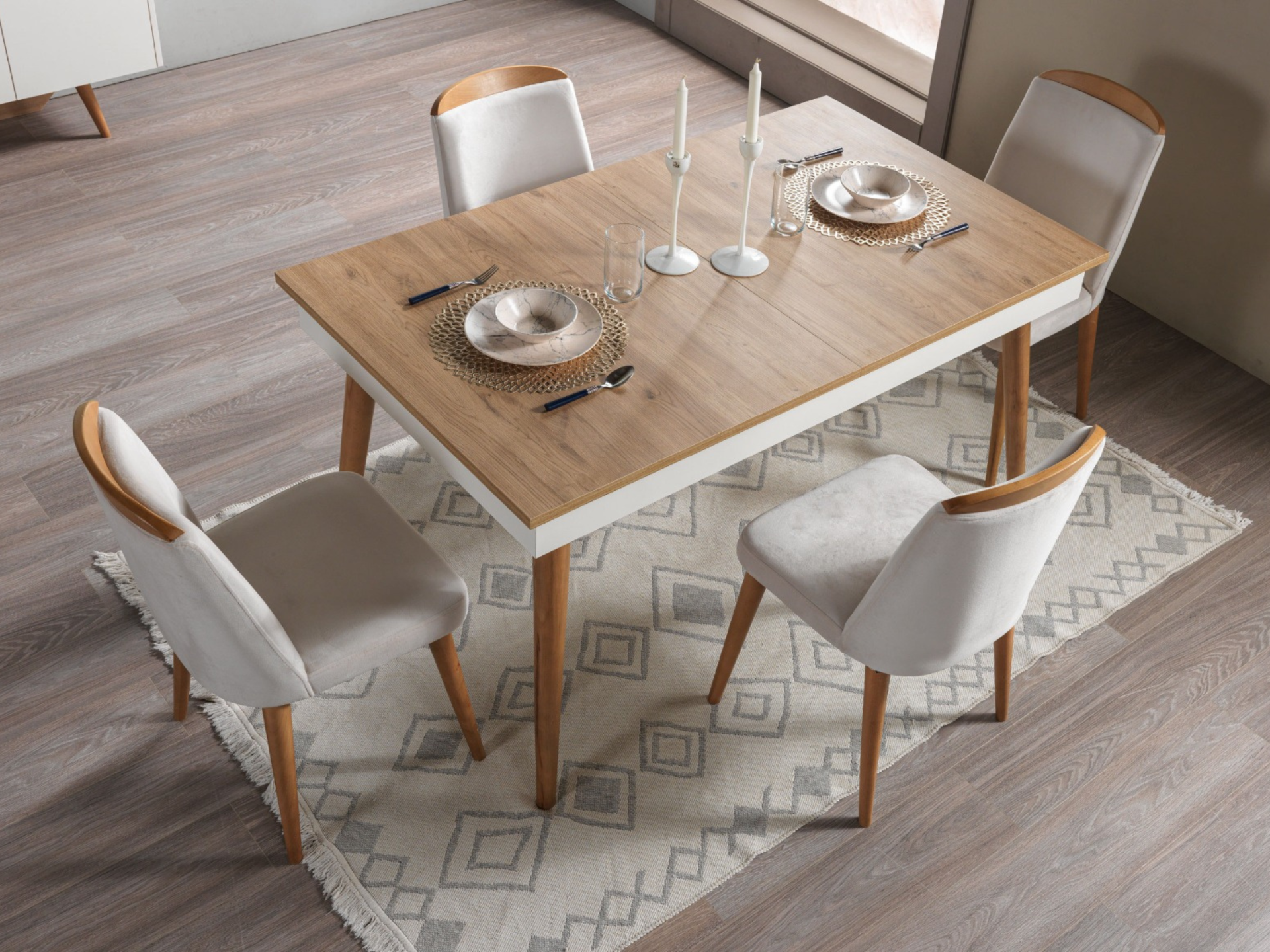 Konfor Yemek Odası(Masa ve 6 Sandalye)