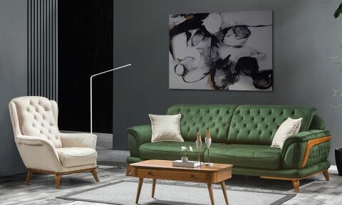 Meltem Modern Koltuk Takımı (3+1)
