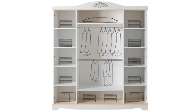 Sahra Genç Odası(4 Kapaklı Dolap)