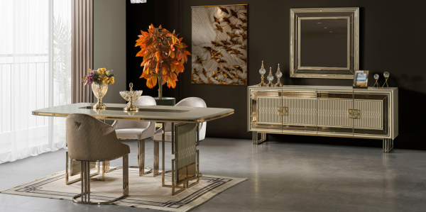 Aspendosa Yemek Odası Takımı(Konsol)