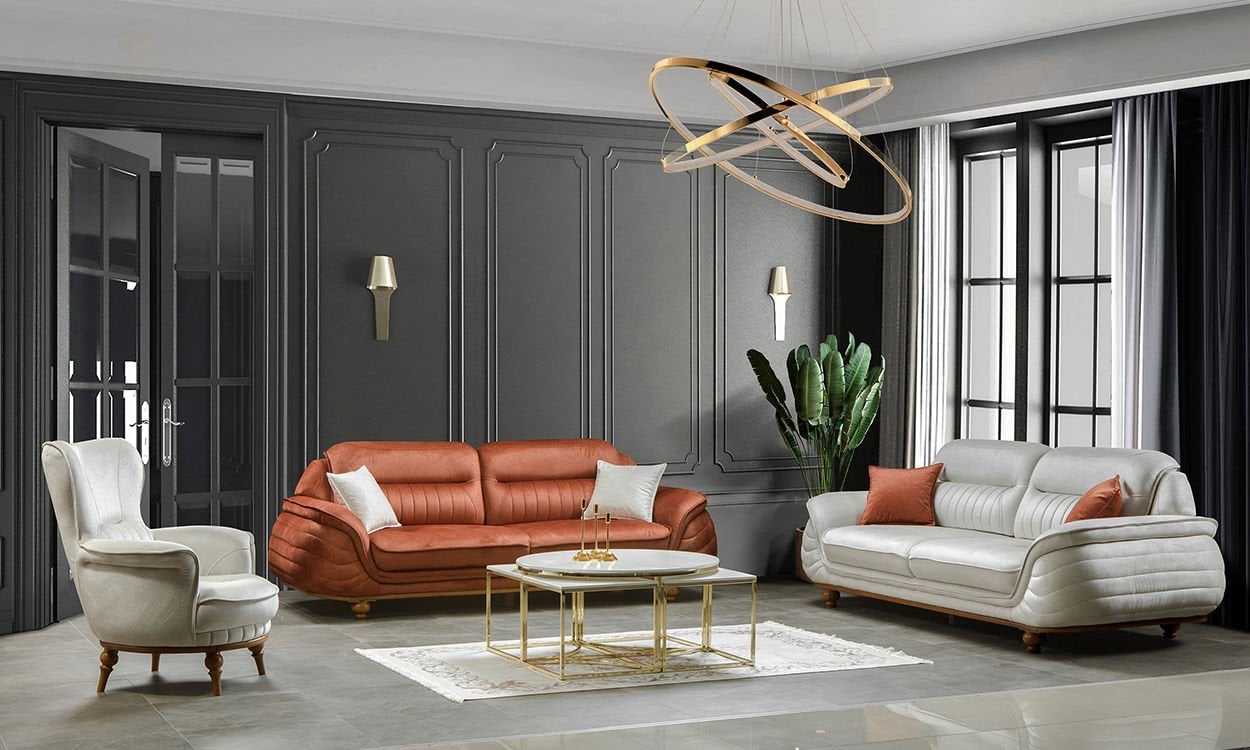 Yakamoz Modern Koltuk Takımı (3+3+1+1)