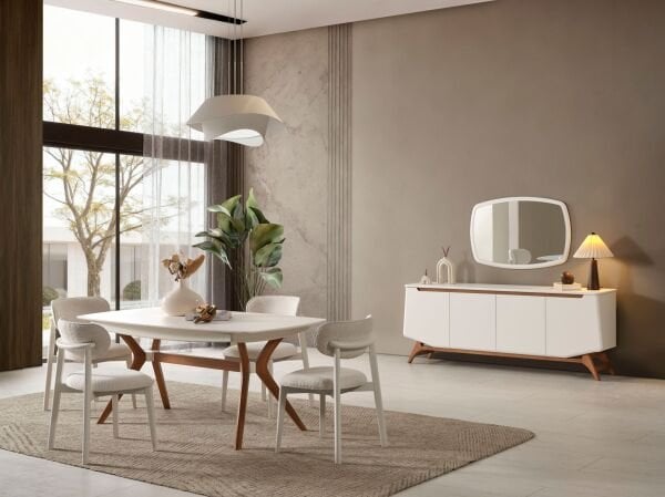 Beykoz Yemek Odası ( masa + 6 sandalye )