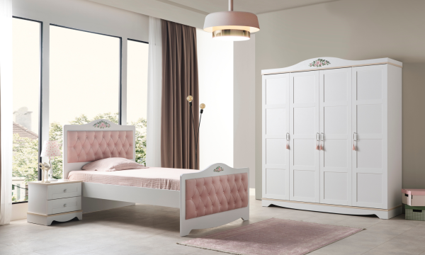 Sahra Genç Odası(Bazalı Karyola 100x200)