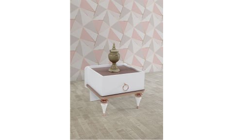 Rose Genç Odası Takımı (3 Kapılı Dolap * 100-200 Başlıklı Karyola* Komodin)