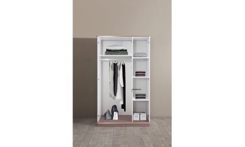 Rose Genç Odası Takımı (3 Kapılı Dolap * 100-200 Başlıklı Karyola* Komodin)