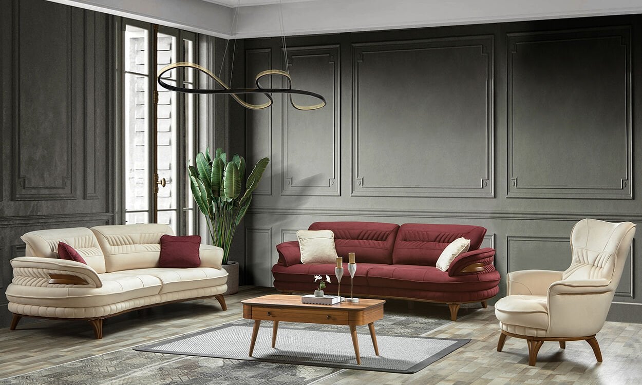 Ferah Modern Koltuk Takımı (3+3+1+1)