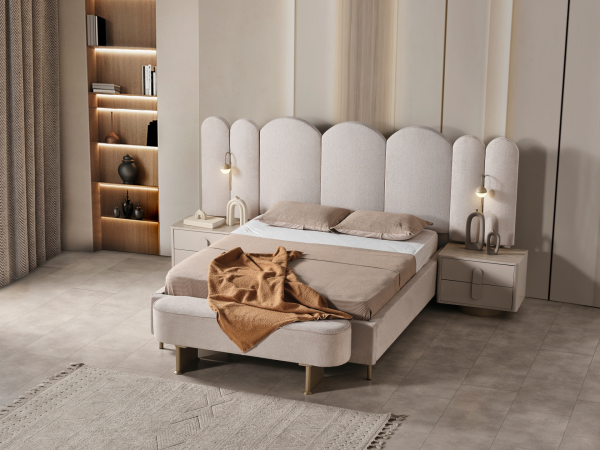 Ayfel Yatak Odası Takımı(Puf ve Bench Hediye)