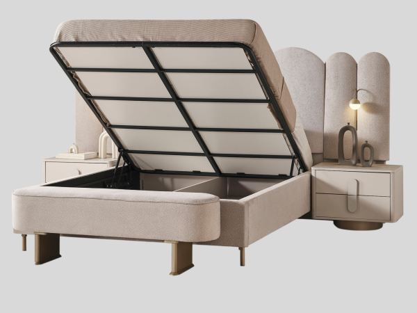 Ayfel Yatak Odası Takımı (Puf ve Bench Hediye)
