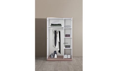 Rose Genç Odası 3 Kapaklı Dolap