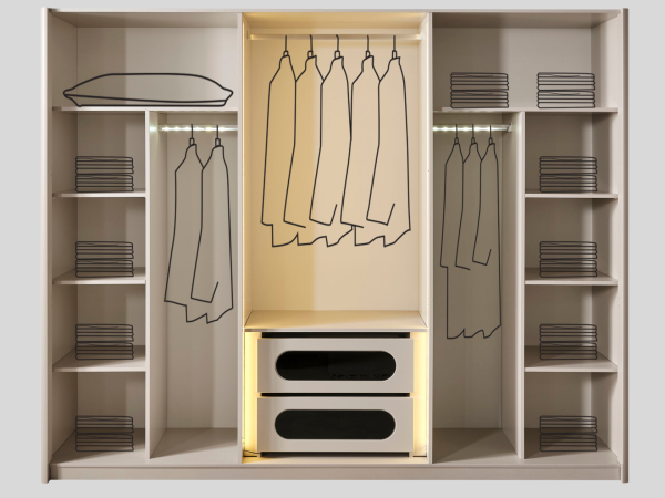 Ayfel Yatak Odası(Dolap)