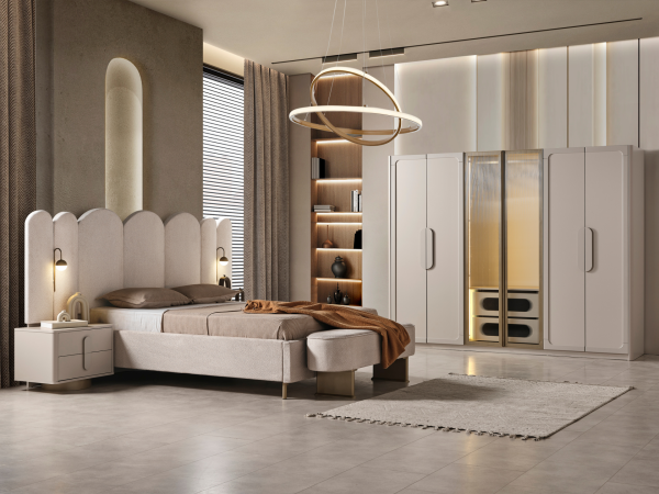 Ayfel Yatak Odası(Bazalı Karyola)