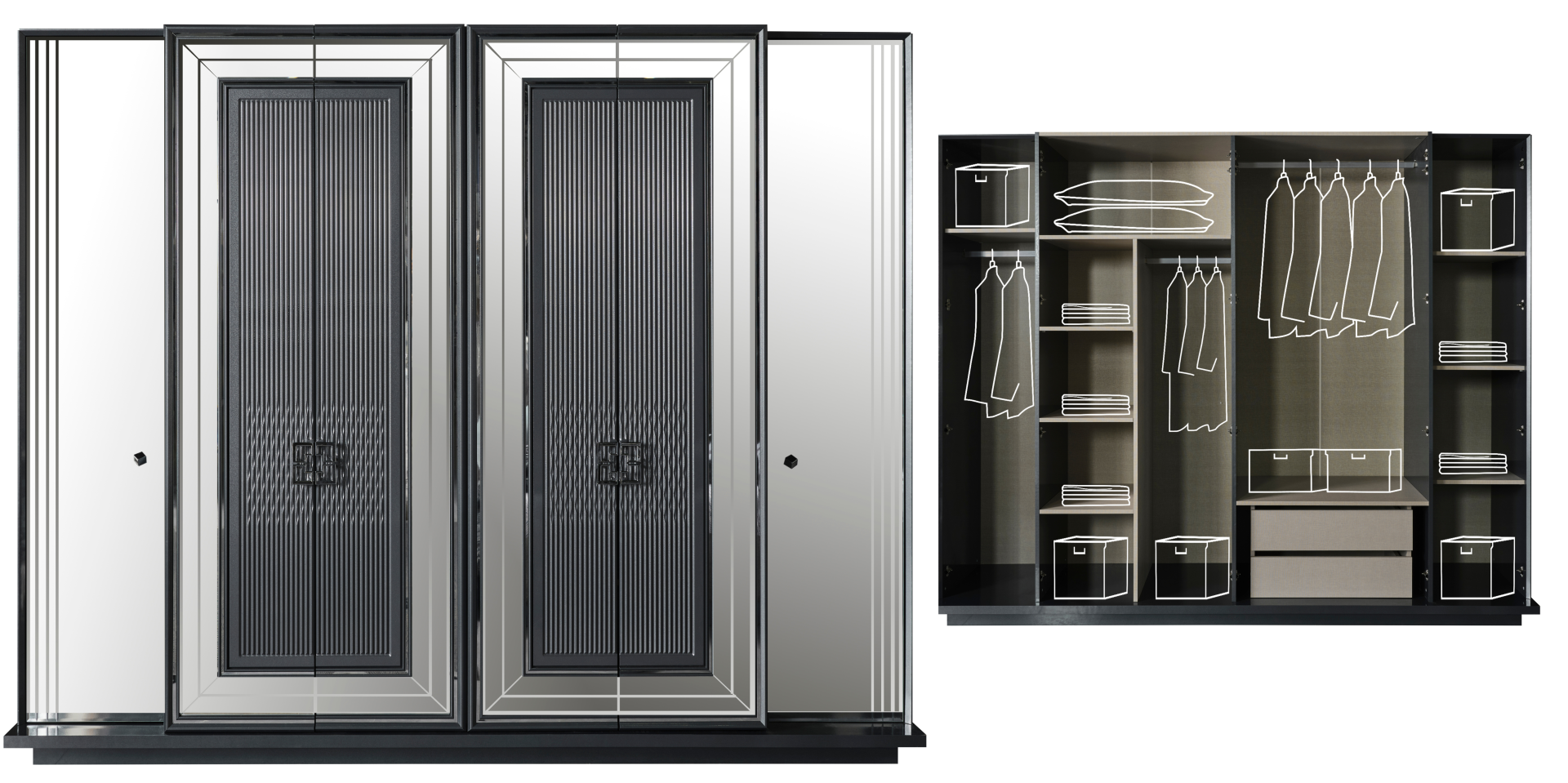 Peras Yatak Odası Takımı(Dolap)