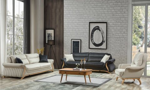 Damla Modern Koltuk Takımı (3+3+1+1)