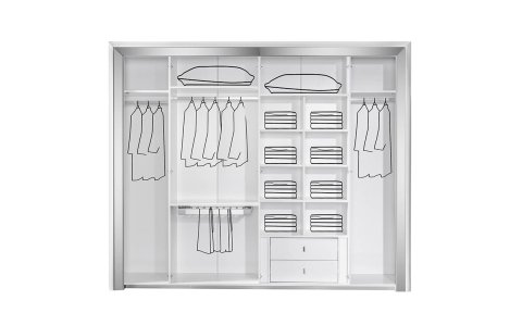 Nova 6 Kapaklı Yatak Odası Takımı (Karyolalı)