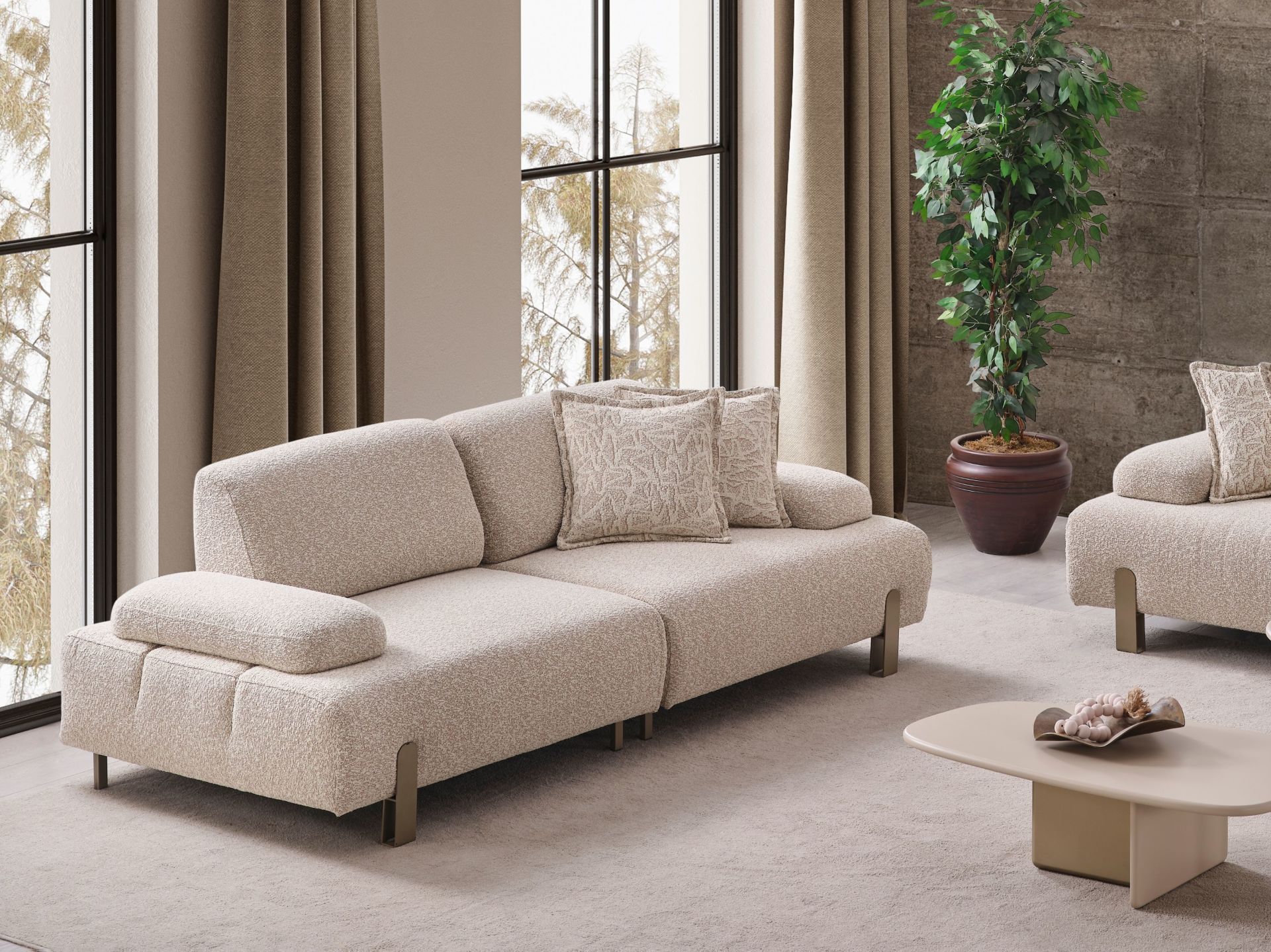 Liona Koltuk Takımı ( üçlü )