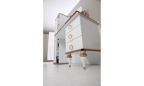 Rose Genç Odası Çalışma Masası ve Ünitesi