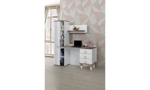 Rose Genç Odası Çalışma Masası ve Ünitesi