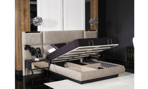 Lucca Yatak Odası 180*200 Başlıklı Bazalı Karyola